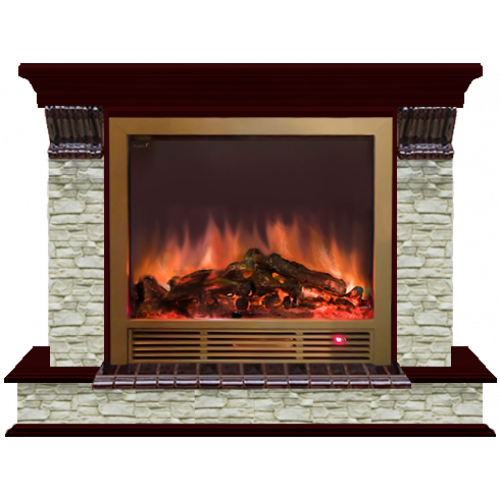 Панорама Грот однотонный Sharm 33 (красное дерево)+Sharm 33 BR