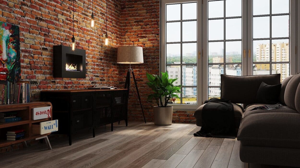 Биокамин "Русский огонь" Лофт 650N настенный с декоративным стеклом (стемалитом) по цене 20 950 руб.