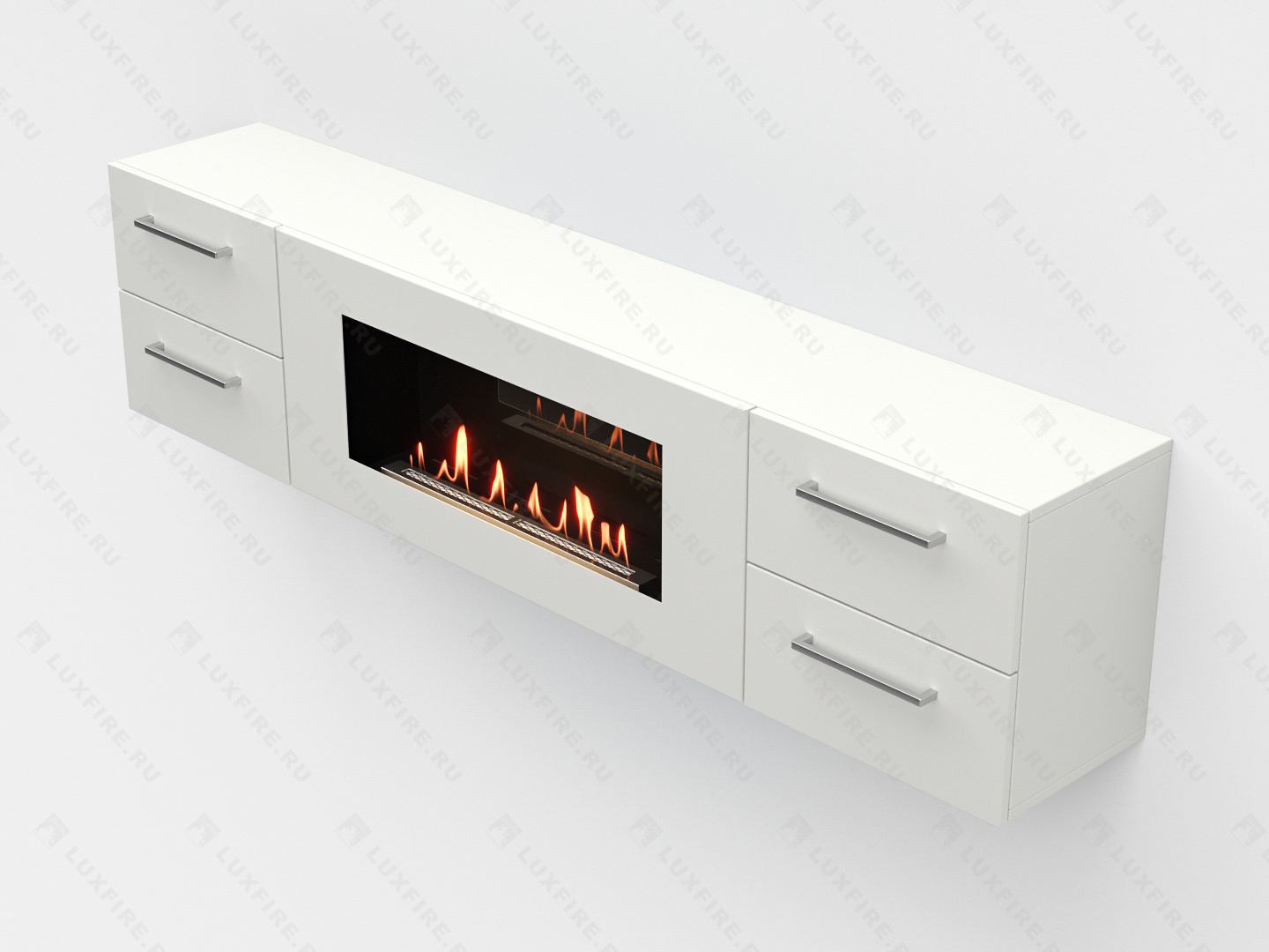 Тумба ТВ Lux Fire "Белая Роза" настенная 1700, с белым биокамином Тумба ТВ Lux Fire "Белая Роза" настенная 1700, с белым биокамином по цене 105 906 руб.