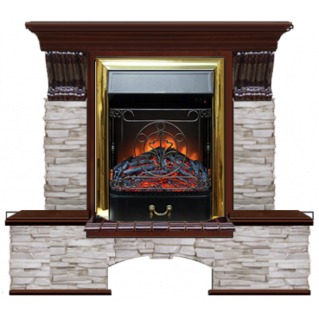 Бостон К Мисхор (красное дерево)+Majestic Brass