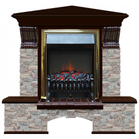 Бостон К Грот цветной угловой (дуб)+Fobos Brass