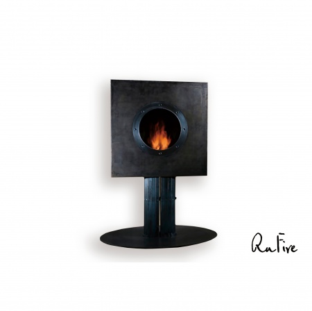 Биокамин RuFire SteamPunk floor cube по цене 142 000 руб.