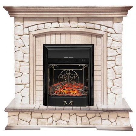 Preston белый (слоновая кость с патиной)+Majestic FX Black (Престон) Preston белый (слоновая кость с патиной)+Majestic FX Black (Престон)