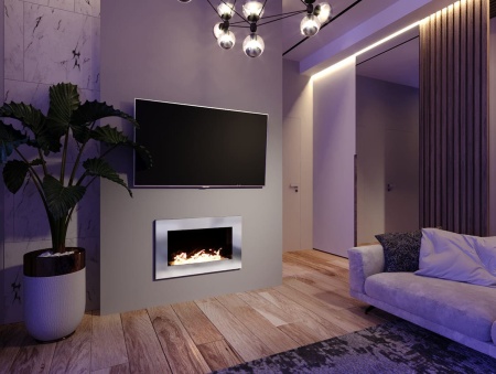 Биокамин "Русский огонь" Хай-тек 800V встраиваемый (высота 500мм.) по цене 28 400 руб.