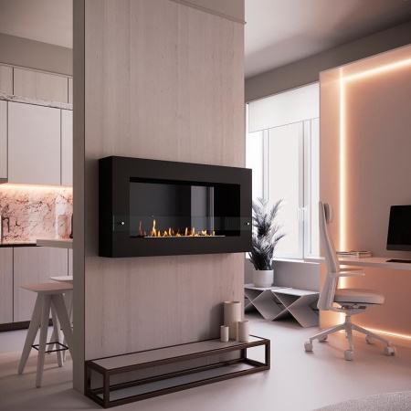 Биокамин SteelHeat WALL GRAND 1200 черный Биокамин SteelHeat WALL GRAND 1200 черный по цене 43 890 руб.