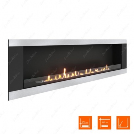 Биокамин SteelHeat LONG-H 1800 стекло Биокамин SteelHeat LONG-H 1800 стекло по цене 68 900 руб.