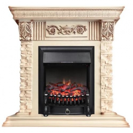 Luxemburg сланец бежевый (слоновая кость с патиной)+Fobos FX Black