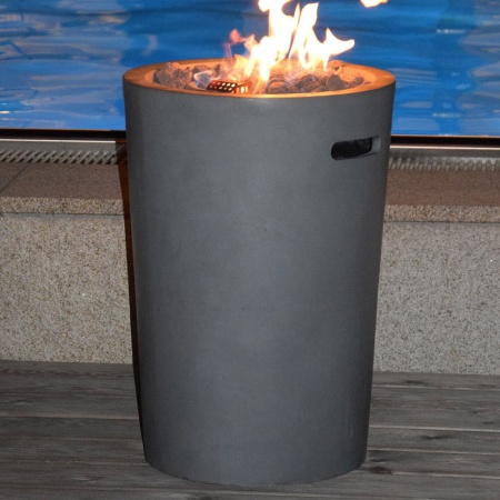 Газовый камин Round Grey Газовый камин Round Grey