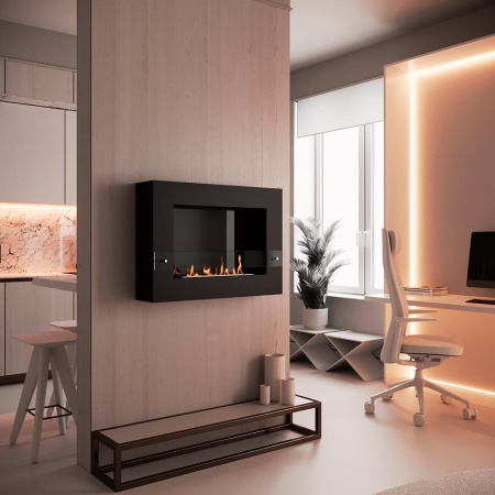 Биокамин SteelHeat WALL GRAND 900 черный Биокамин SteelHeat WALL GRAND 900 черный по цене 35 070 руб.