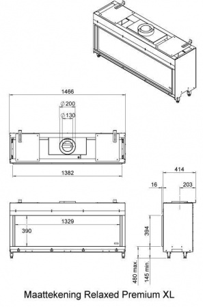 Газовый камин Faber Relaxed Premium XL Газовый камин Faber Relaxed Premium XL
