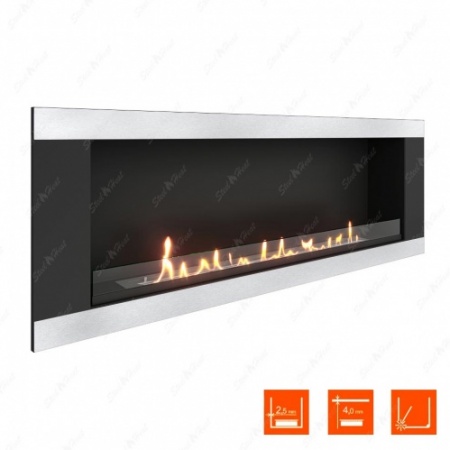Биокамин SteelHeat LONG-H 1500 стекло Биокамин SteelHeat LONG-H 1500 стекло по цене 60 800 руб.